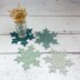 Christmas Snowflake Coaster and Garland