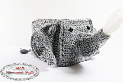 Elephant Tissue Box Cover