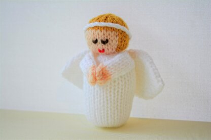 Christmas Angel Doll Knitting Pattern - Toy Knitting Pattern