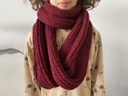 Crochet infinity scarf pattern PDF