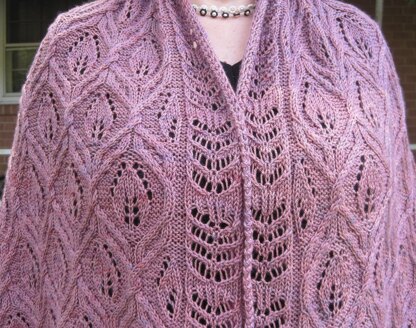 Nagota Cable Lace Shawl