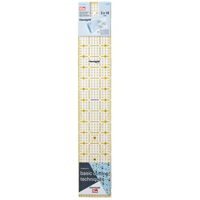 Prym Universal Ruler inch Scale 3 X 18 Omnigrid