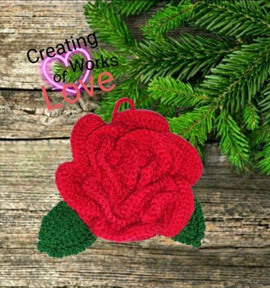 3D Rose Tree Ornament