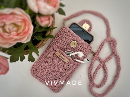 Crochet phone pouch on sale