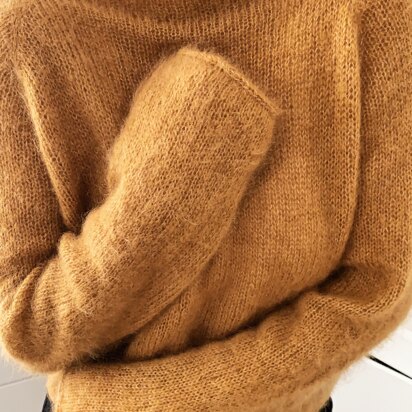 Mohair Gallant Sweater - knitting pattern