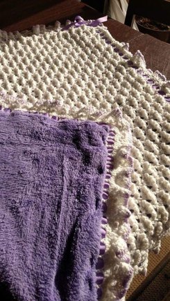 Gemma's first textured blanket #2