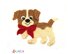 Puppy dog crochet applique pattern