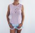 Women’s lace insert tank top