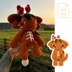 Forest Mountain Monster | Crochet Pattern | Mysterious creature with mushrooms on its head