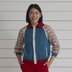 Anastasia Baseball Jacket - Knitting Pattern for Women in Debbie Bliss Cashmerino Aran