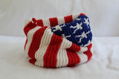 American Flag Infinity Scarf