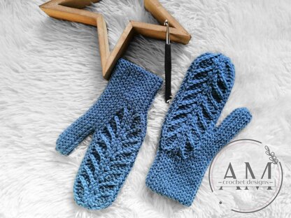 ADA knit-look mittens