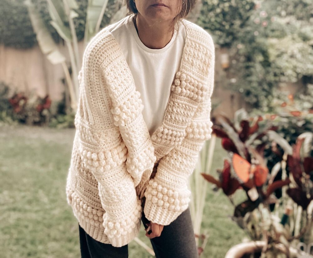 Everyday 2024 crochet cardigan