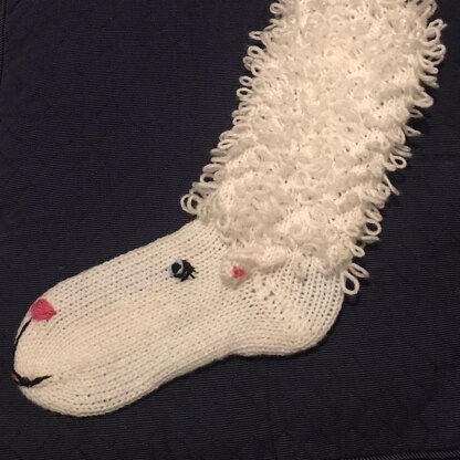 Loopy Lamb Socks