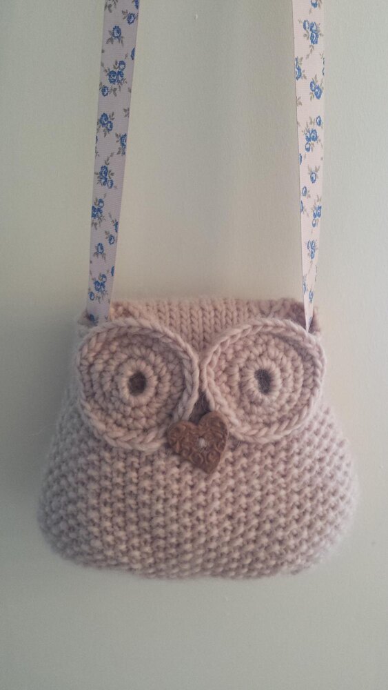 Crochet owl best sale bag pattern