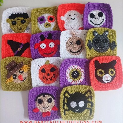 Spooky Granny Squares