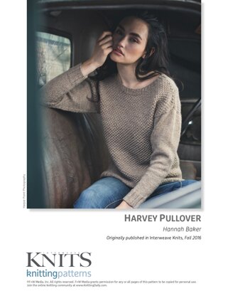 Harvey Pullover in Cascade 220 - Downloadable PDF