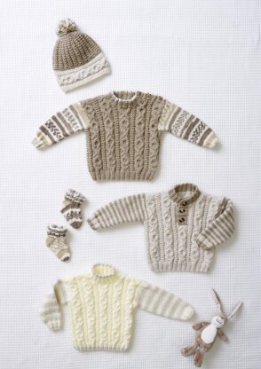 Sweaters, Hats & Socks in King Cole DK - 5086pdf - Downloadable PDF
