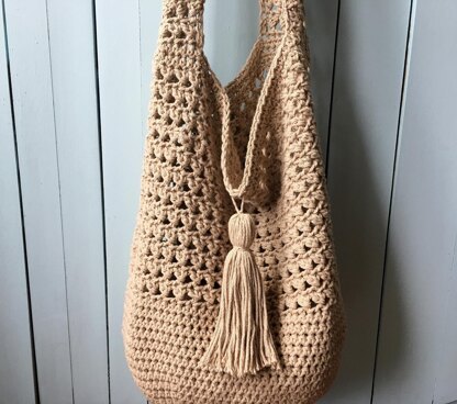 Crochet Bag Pattern: Crochet Boho Bag Beauty Crochet pattern by  KnotYourselfOut