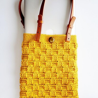 Basketweave Laptop Bag