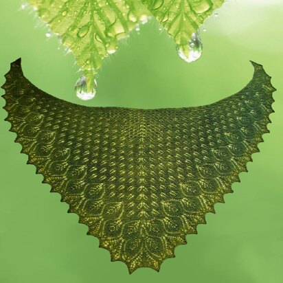 Rainforest Shawl - knitting pattern