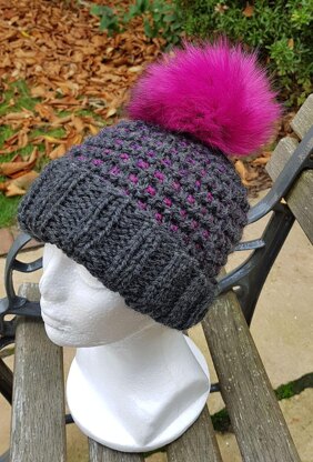 Blackberry Bobble Hat