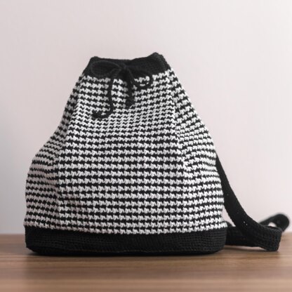 Houndstooth Backpack