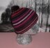 Small Stripe Bobble Beanie Hat