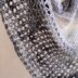 Silver drop shawl