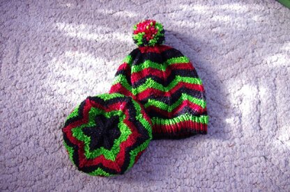 Chevron Monster Hat