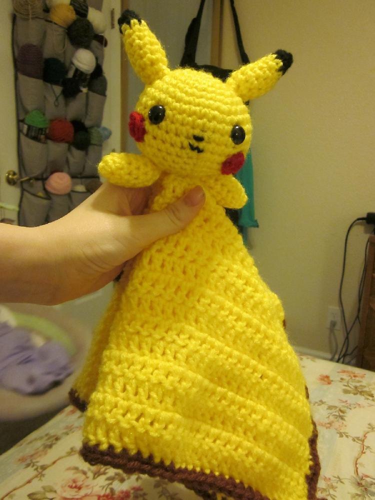 Online Pikachu Crochet Blanket