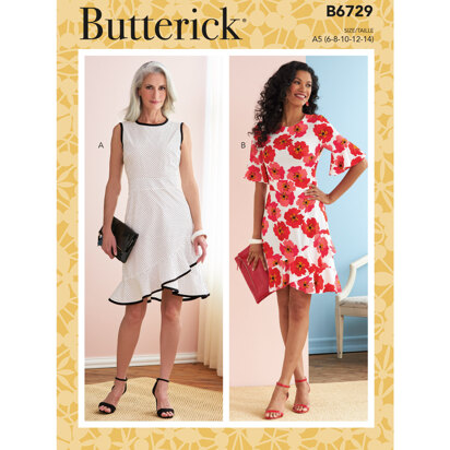 Butterick Damenkleider B6729 - Schnittmuster