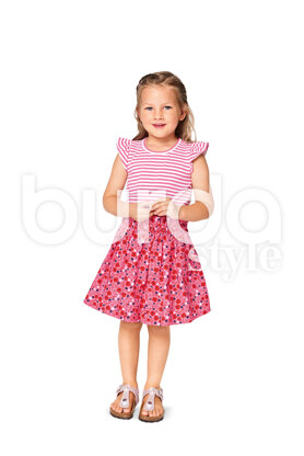 Burda Style Child shirt and Elastic Skirt B9364 - Paper Pattern, Size 2-7