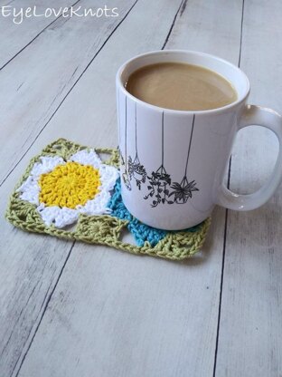 Lily's Floral Mug Rug