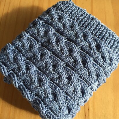 Cosy Cables Baby Blanket