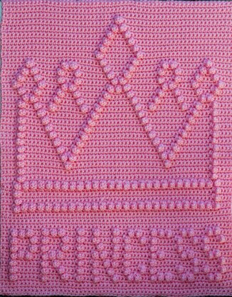 Princess Crown Baby Blanket