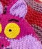 Grinning Cheshire Cat scarf