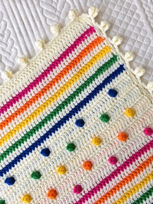 Spots & Stripes Baby Blanket