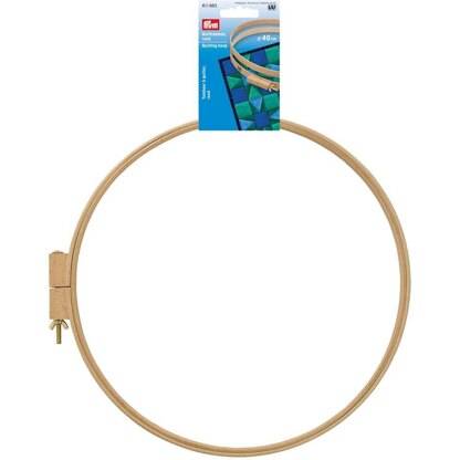 Prym Quilting Hoop Beechwood W. Screw 23 mm X 40 cm