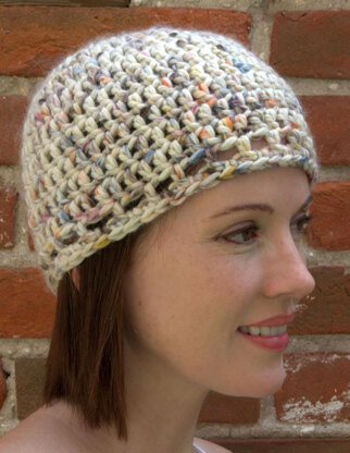 Crochet Hat in Plymouth Yarn aby Alpaca Grande Hand Dye - F600 - Downloadable PDF