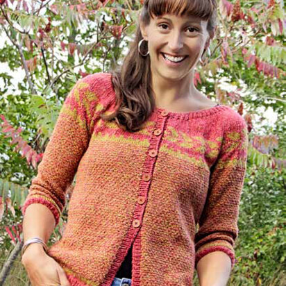 Tattoo Cardigan in Knit One Crochet Too Soie Et Lin 5 - 2080 - Downloadable PDF