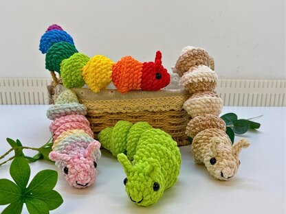 Caterpillar Crochet No Sew