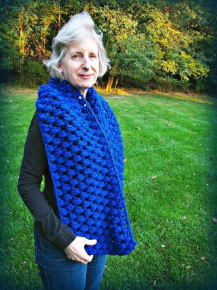 Karen: A Puff Stitch Infinity Scarf