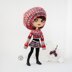 Crop sweater, hat for Blythe