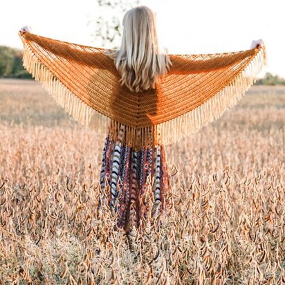 Boho Sunset Shawl