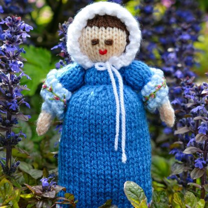 Caroline - An 1808 Georgian Doll Knitting Pattern - Toy Knitting Pattern