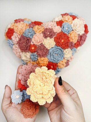 Blooming Heart Pillow