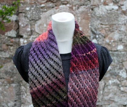 Purple haze infinity scarf