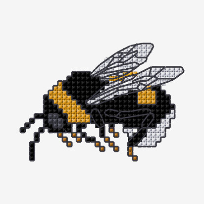 Bumble Bee in DMC - PAT0685 -  Downloadable PDF