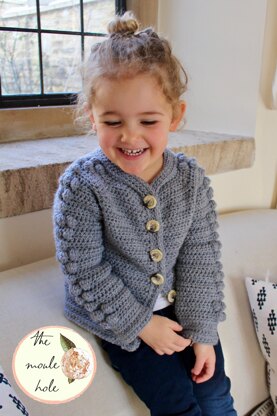 The Dusty Miller Cardigan Crochet pattern by The Moule Hole